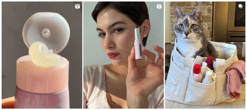 glossier-hd-ugc Glossier: Building a Beauty Brand Through Customer Stories